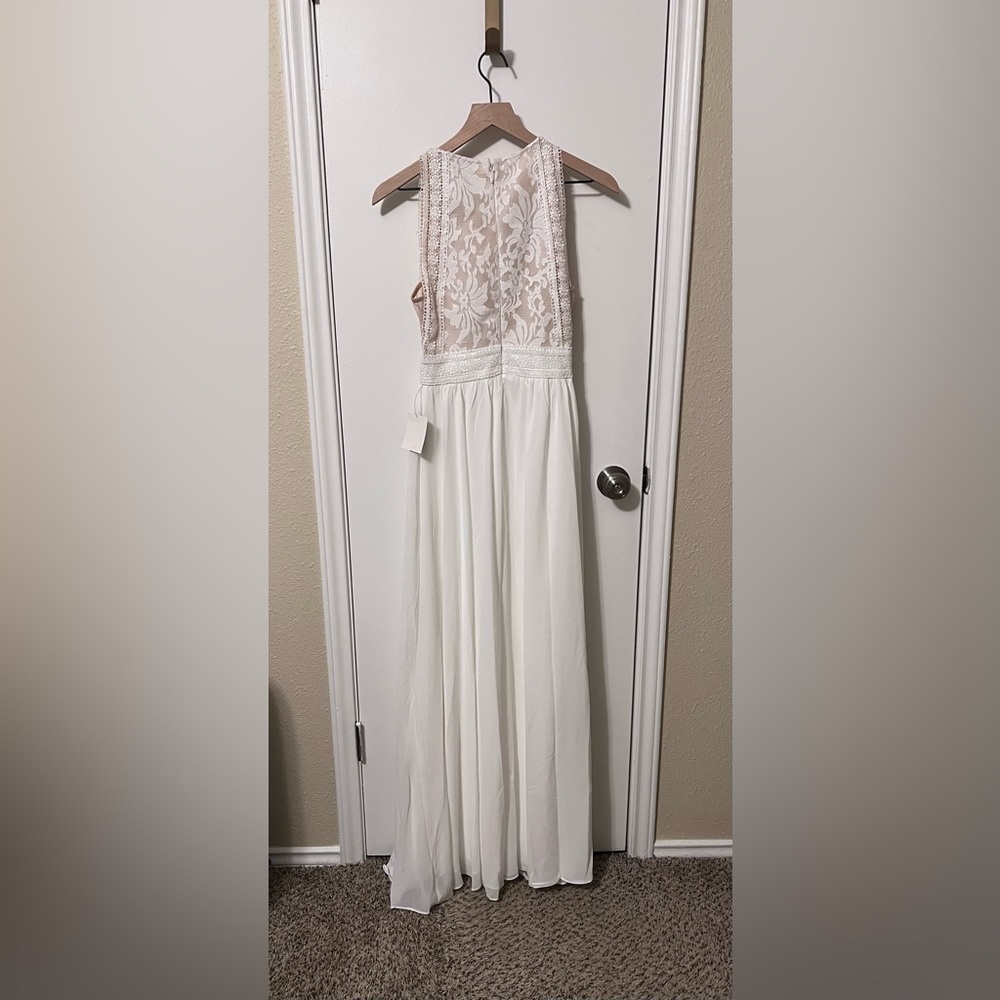 Lulu’s Forever and Always White Lace Maxi Dress - Picture 16 of 17